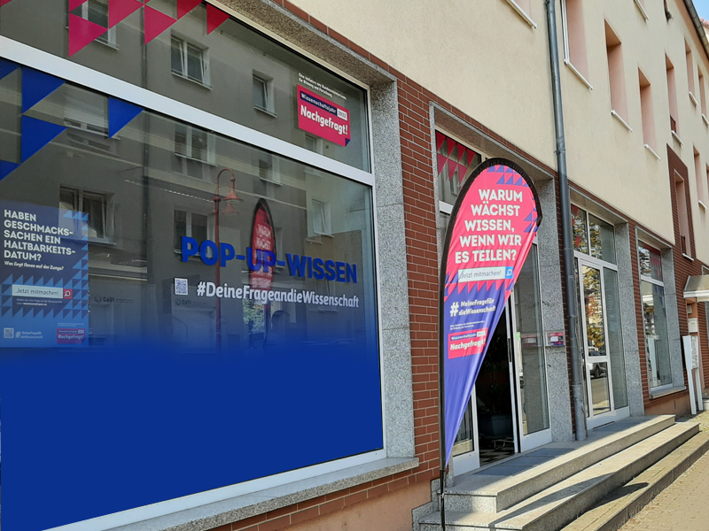 Pop-Up-Wissen Store in Weißwasser