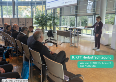 Das war die 6. KFT-Herbstfachtagung