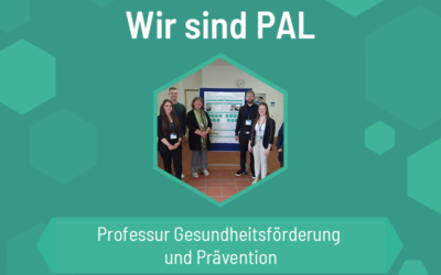 Wir sind PAL – Professur Gesundheitsförderung und Prävention an der WH Zwickau