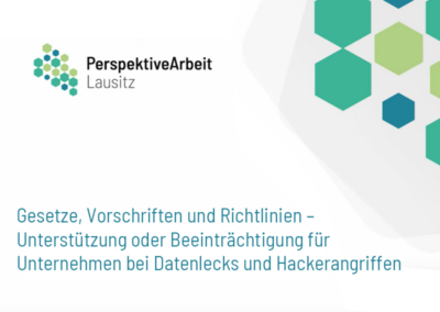 Gesetze, Vorschriften und Richtlinien – Unterstützung oder Beeinträchtigung für Unternehmen bei Datenlecks und Hackerangriffen