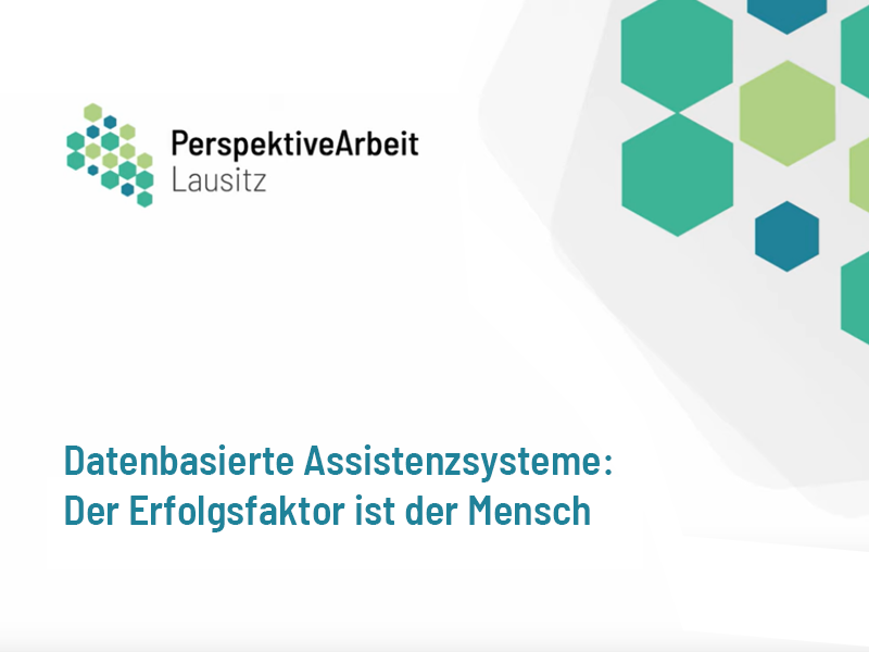 Datenbasierte Assistenzsysteme: Der Erfolgsfaktor ist der Mensch