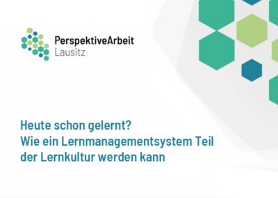Heute schon gelernt? Wie ein Lernmanagementsystem Teil der Lernkultur werden kann