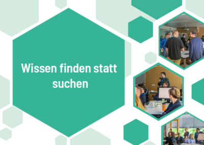 Wissen finden statt suchen