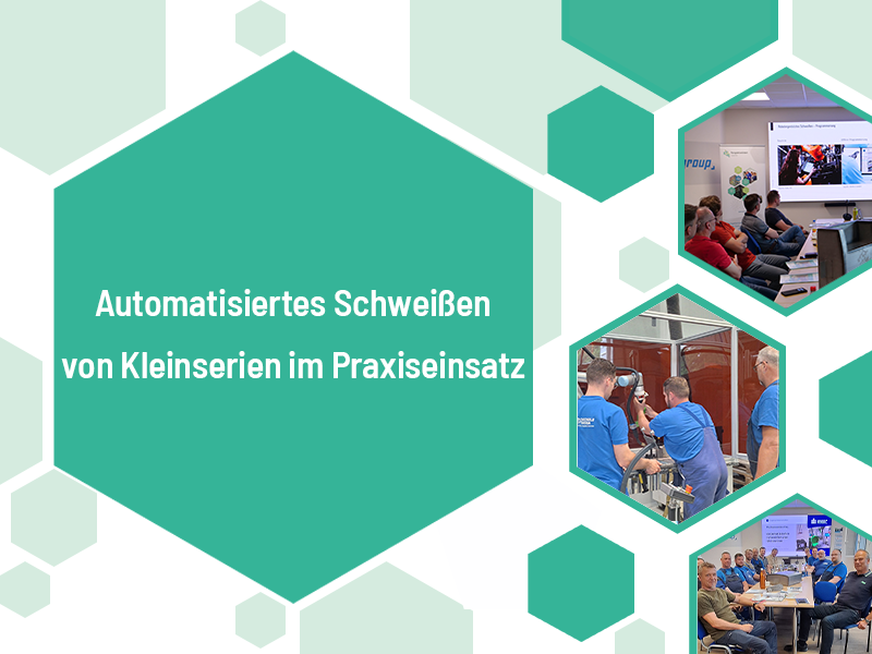 Innovation Days bei caleg: Automatisiertes Schweißen von Kleinserien im Praxiseinsatz