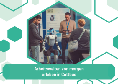 Arbeitswelten von morgen zum Anfassen: BTU AWIP auf der „Nacht der kreativen Köpfe 2026“